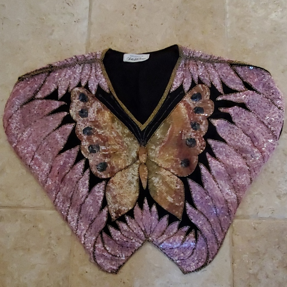Saks fifth Avenue vintage sequin top